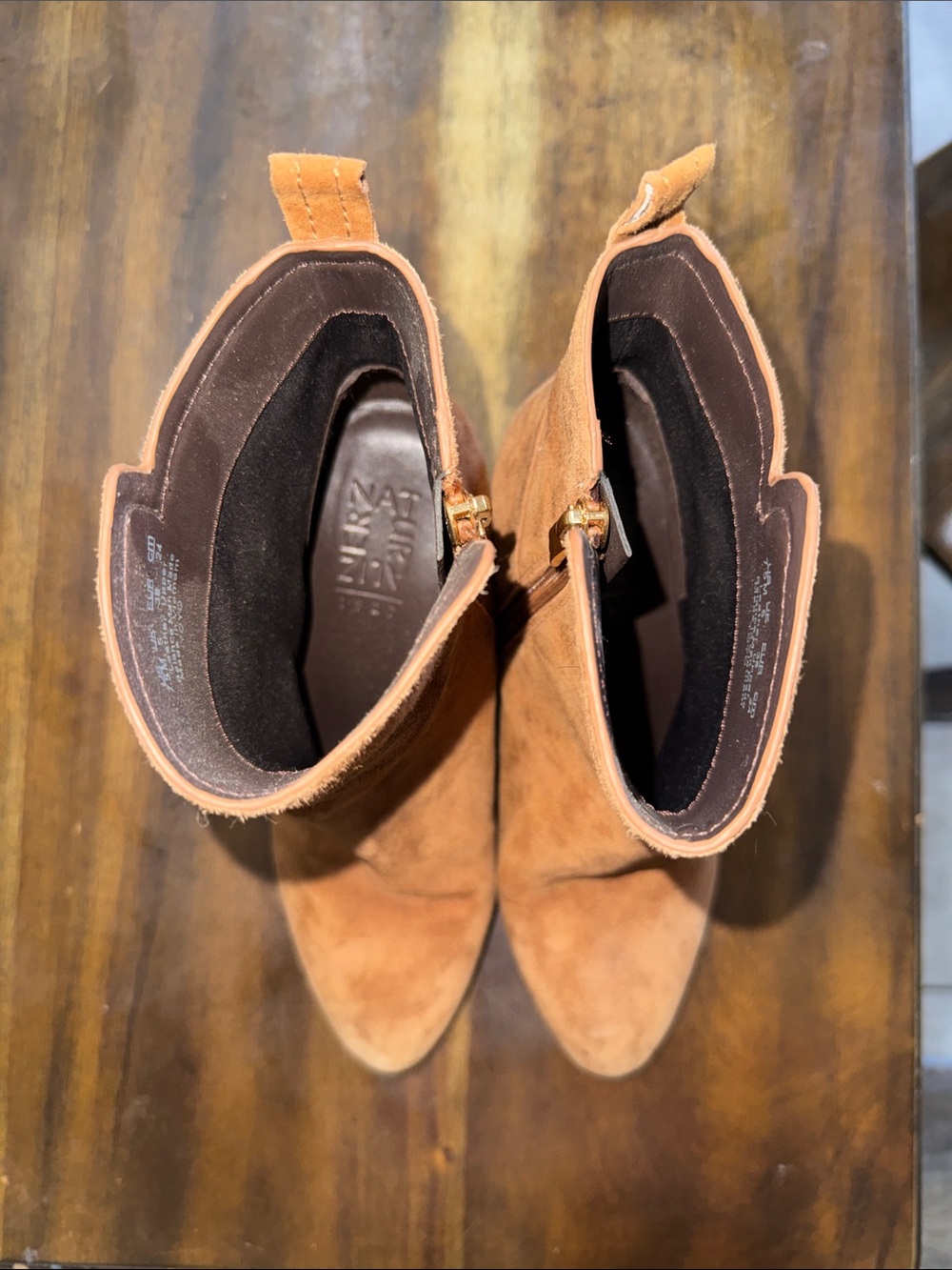 Brown Suede Ankle Boots - Picture 12 of 13